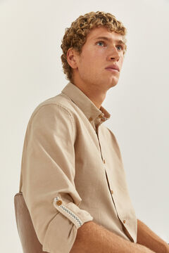 Springfield Chemise structur&eacute;e couleur