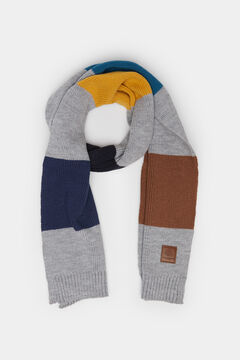 Springfield Striped scarf gray