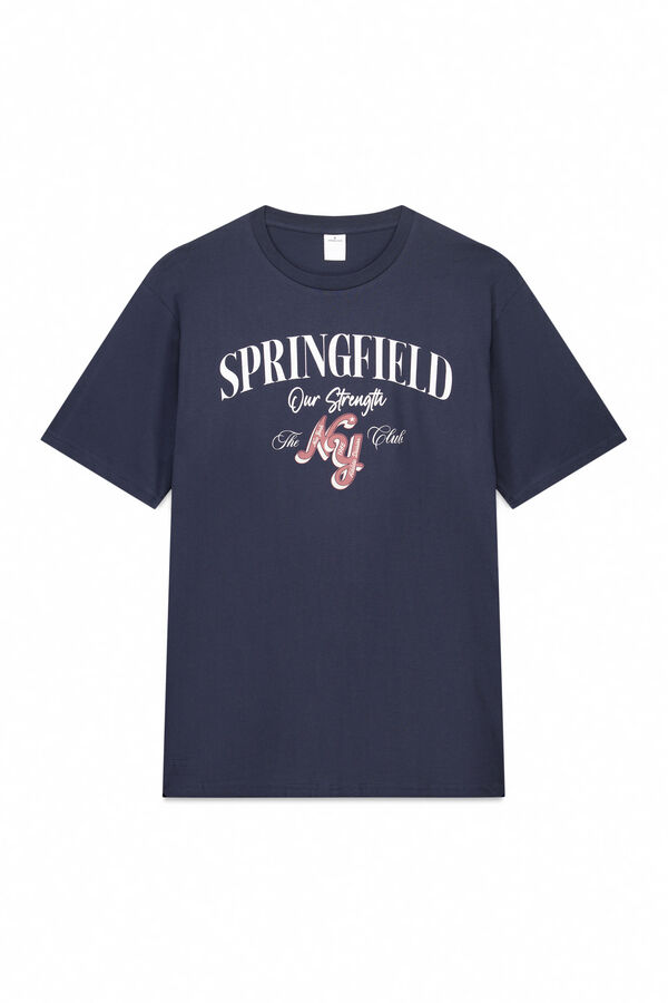 Springfield Springfield NY logo T-shirt blue