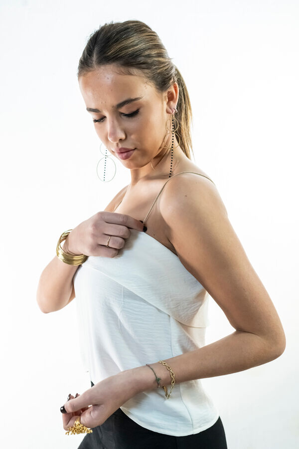 Cul Sac Vest top beige