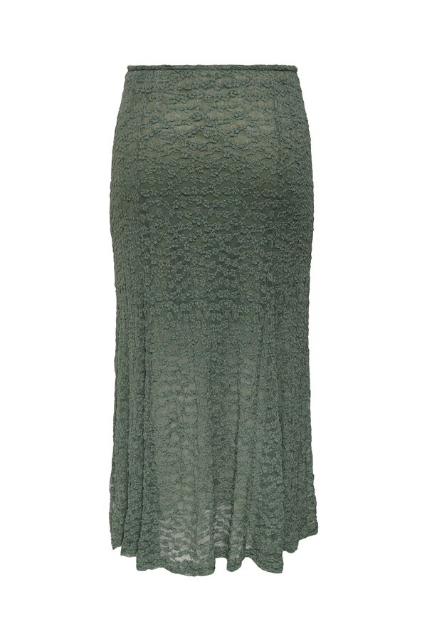 Only Carmakoma Plus size lace skirt printed