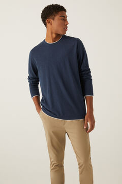 Springfield Pull double lin coton bleut&eacute;