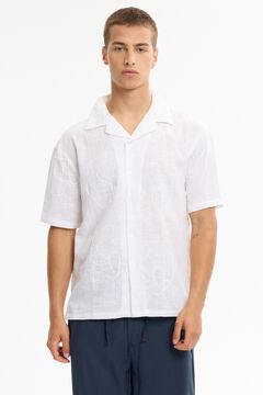 Inside Camisa manga corta bordada