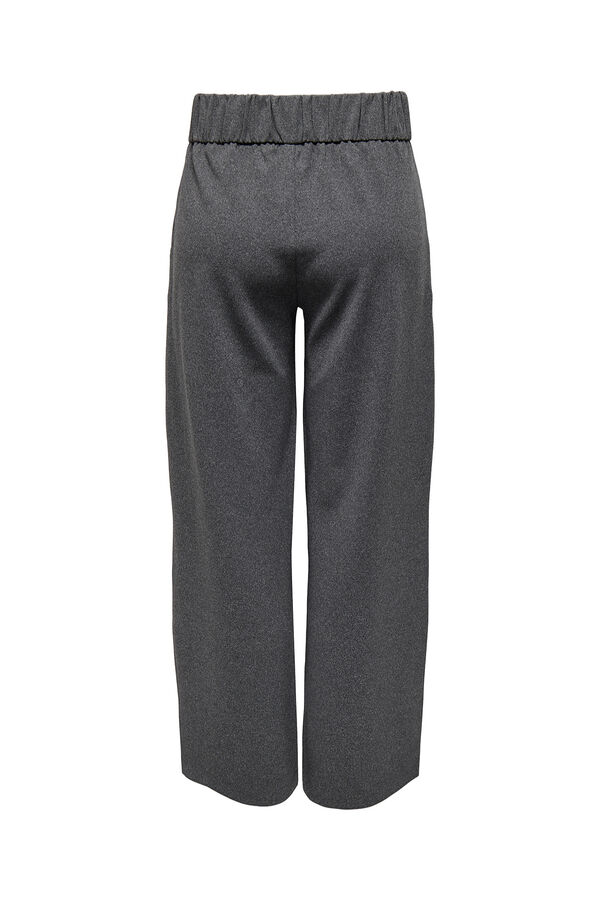 JDY Pantal&oacute;n largo wideleg gris