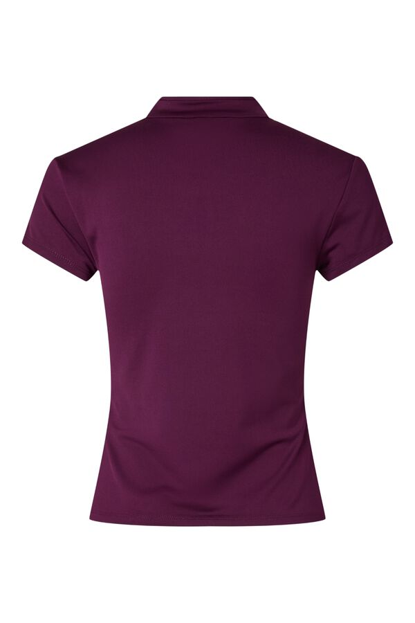 Pieces Kurzarm-T-Shirt Rot