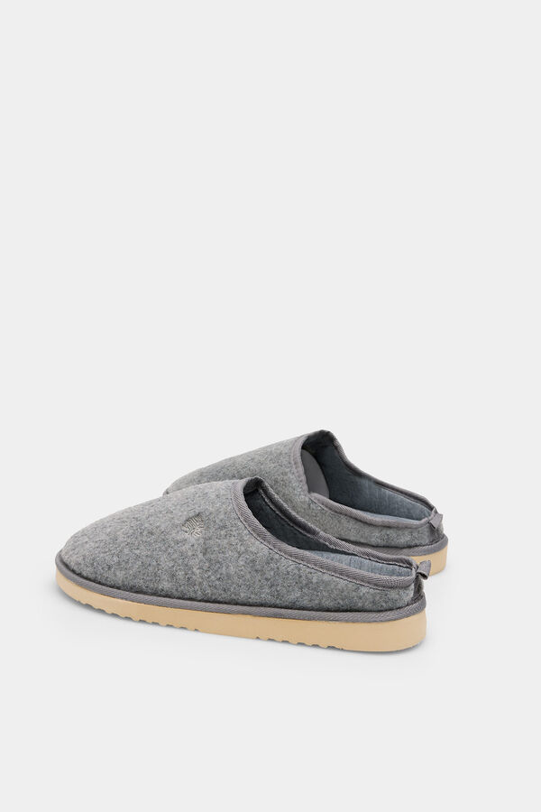 Springfield Felt slingback slippers tamnosiva