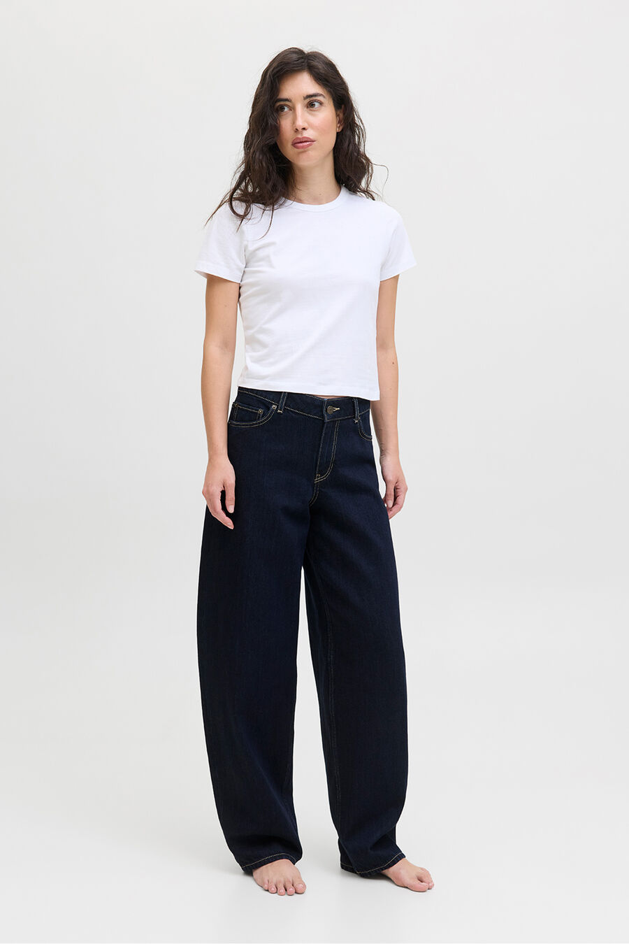 Jeans loose fit barrel