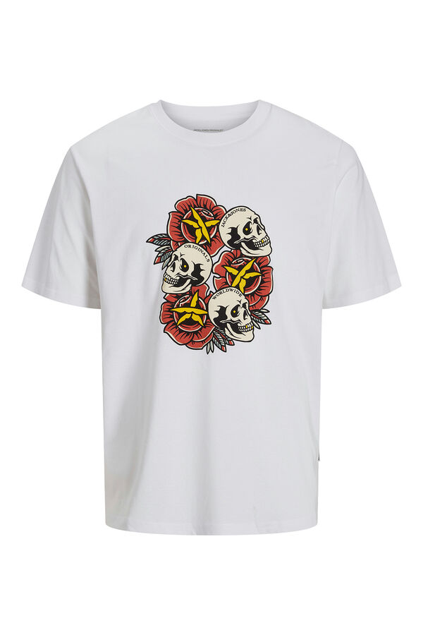 Jack & Jones Camiseta regular fit blanco