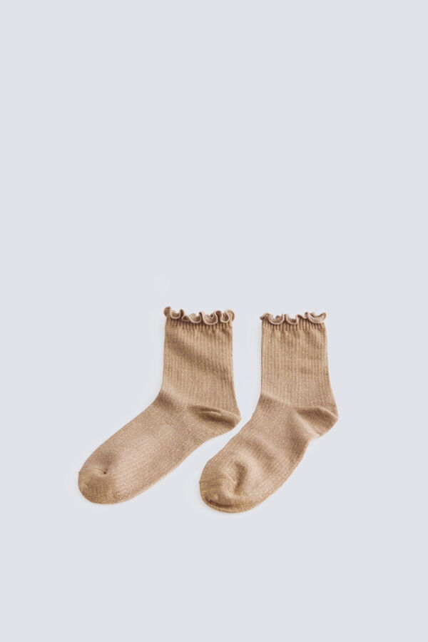 Springfield Lurex long socks printed