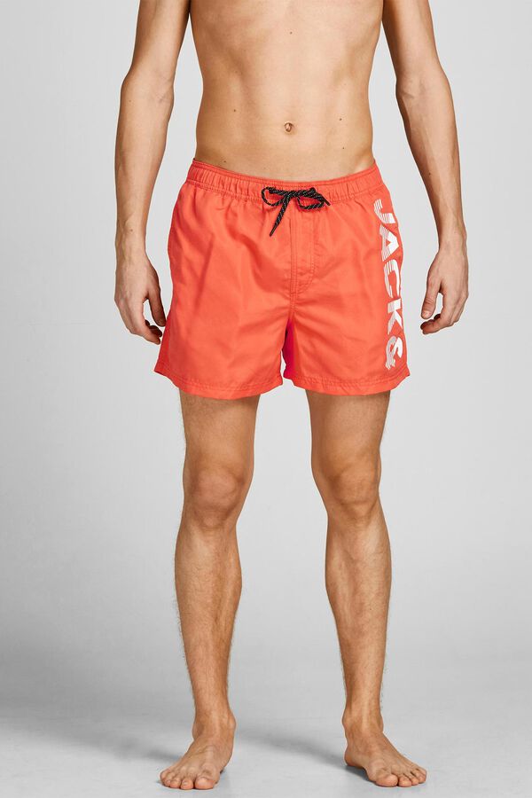 Springfield Logo swimming shorts crvena