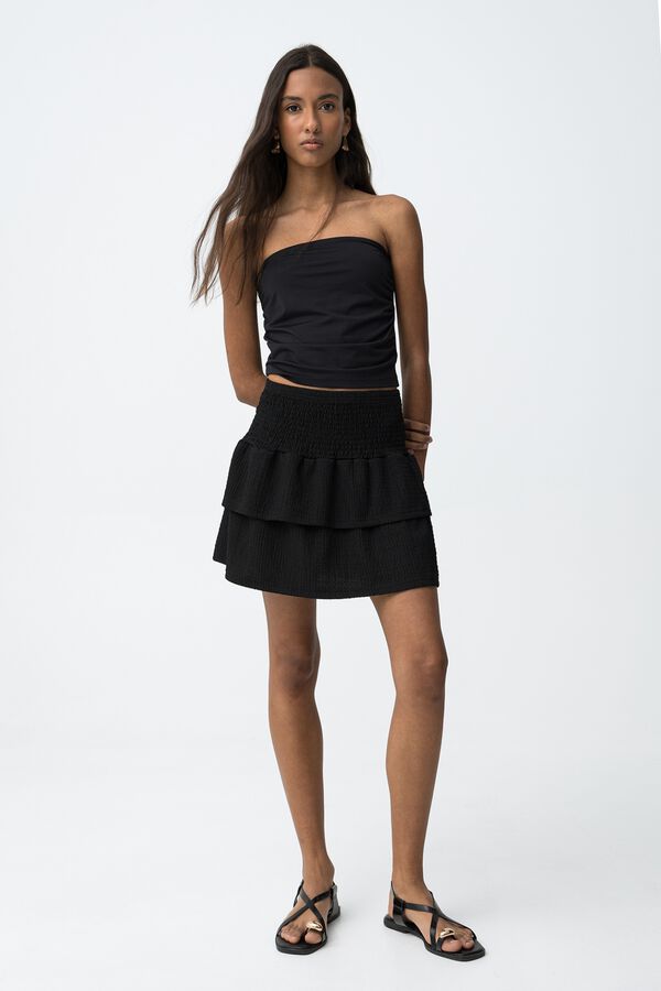 Tiffosi Young Mini falda volantes negro