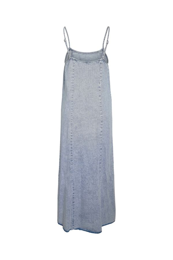 Noisy May Vestido largo vaquero de tirantes azul