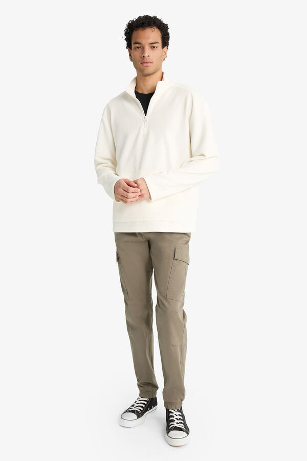 DeFacto Cargo jogger trousers beige