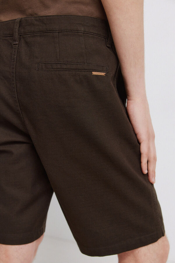 Springfield Bermude od pamuka comfort fit Print