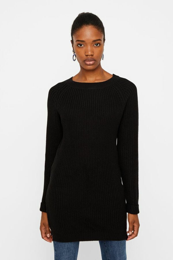 Springfield Jersey-knit dress noir