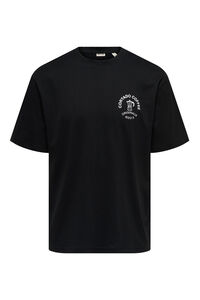 Only & Sons T-Shirt mit Vorder- und R&uuml;ckseitenzeichnung