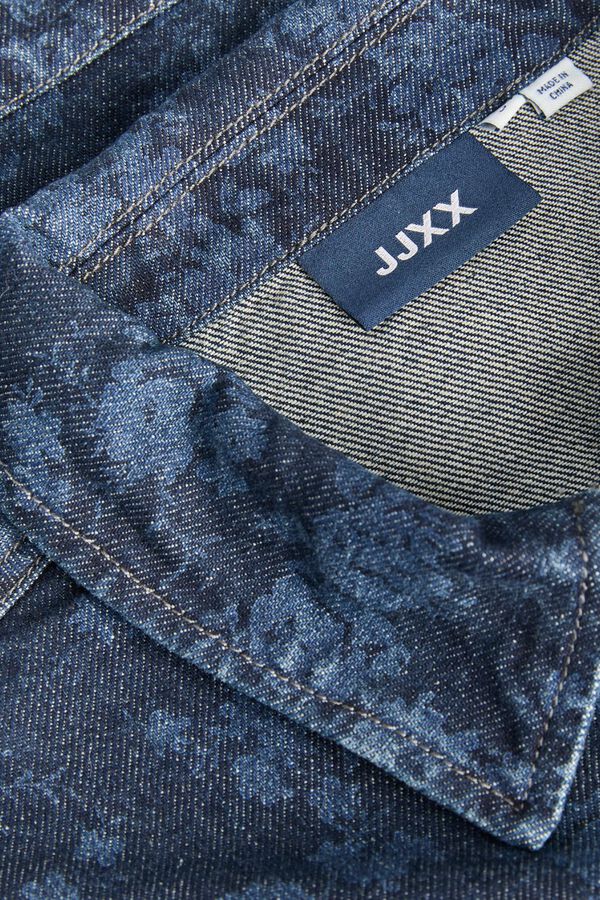 Jack & Jones Printed denim jacket blue