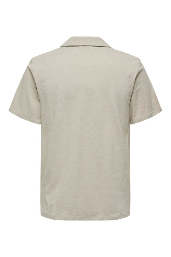 Springfield Cotton polo shirt gray