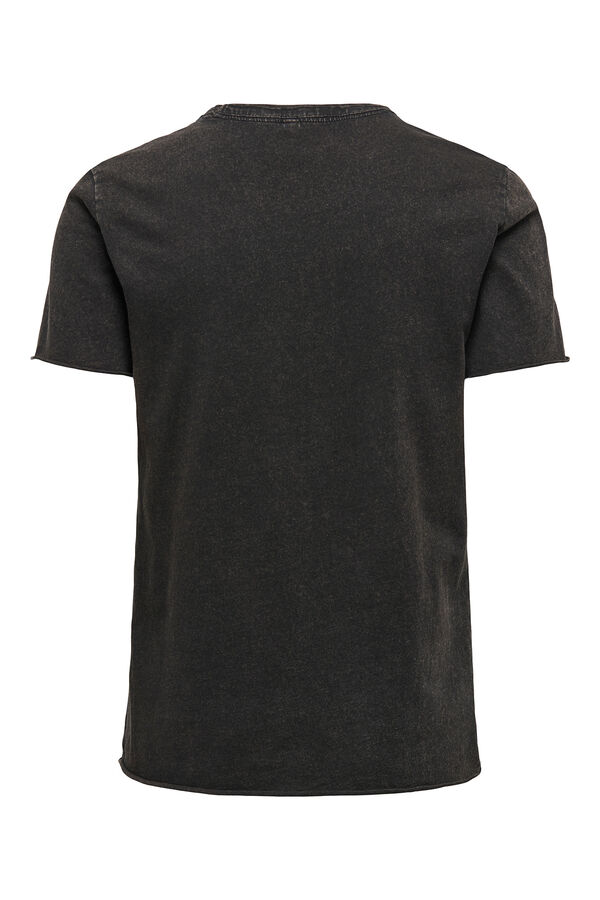 Only Printed short-sleeved T-shirt grey