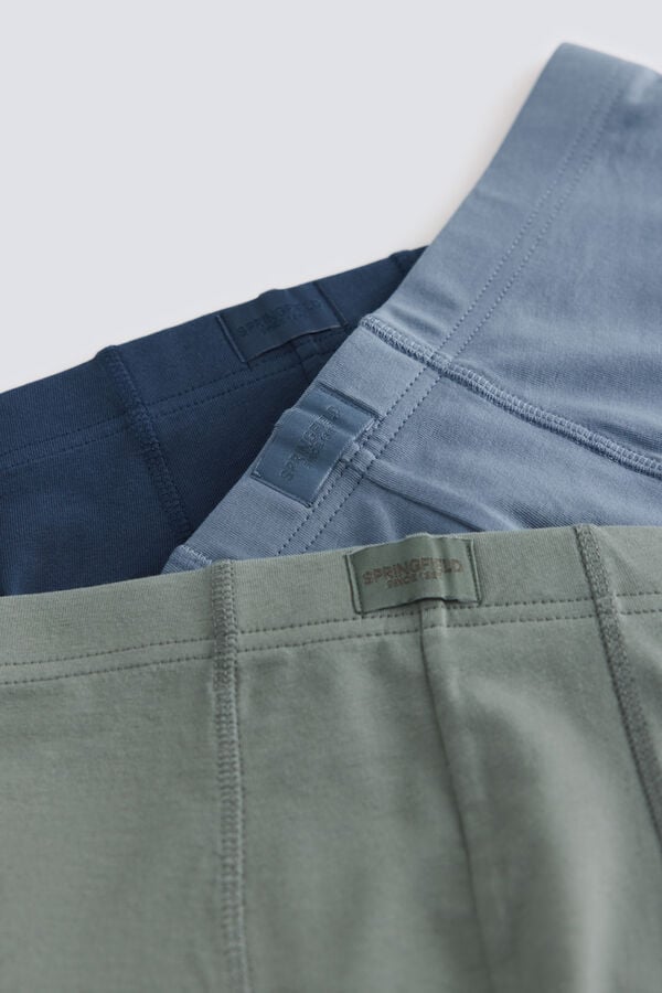 Springfield Pack of 3 comfort boxers blue