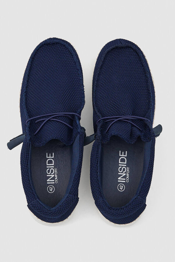 Springfield Sneaker Nylon elastisch blau