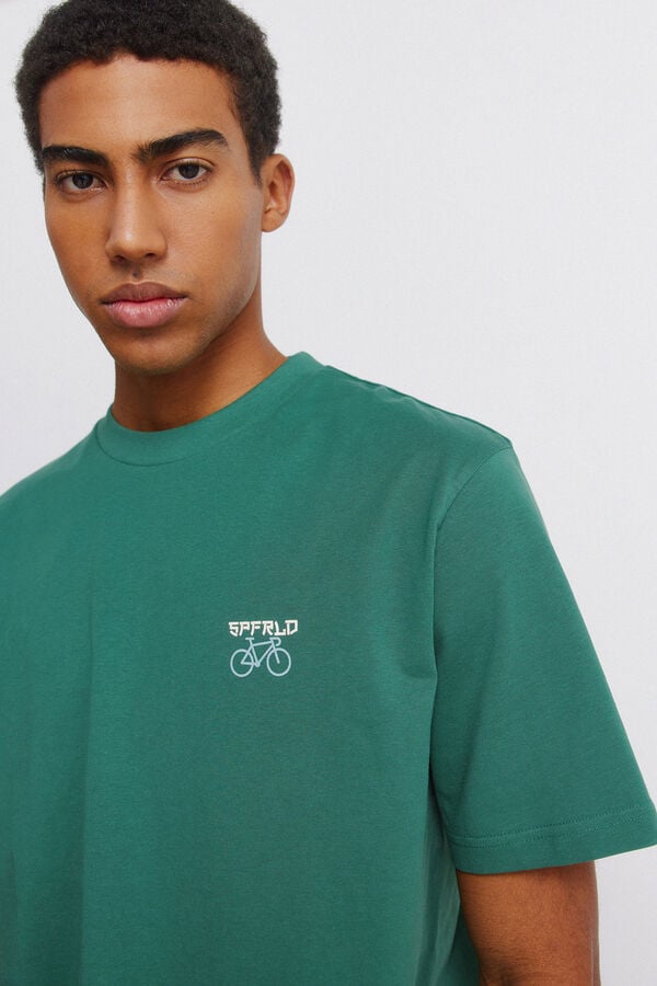 Springfield Studio T-shirt SPRINGFIELD green
