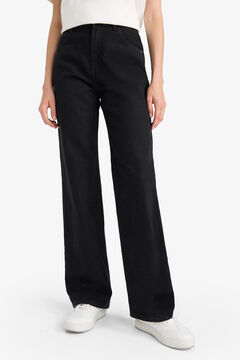 DeFacto Pantal&oacute;n vaquero de talle alto
