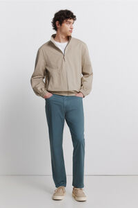 Springfield Washed 5-pocket slim fit trousers