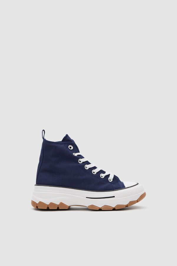 Inside Casual toe boots blue