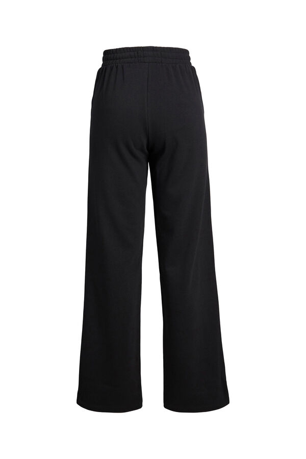 Springfield Women's straight cut jogger trousers black
