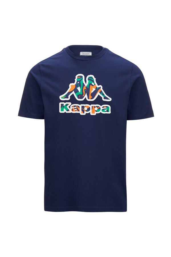 Springfield T-shirt de manga curta Kappa Blue
