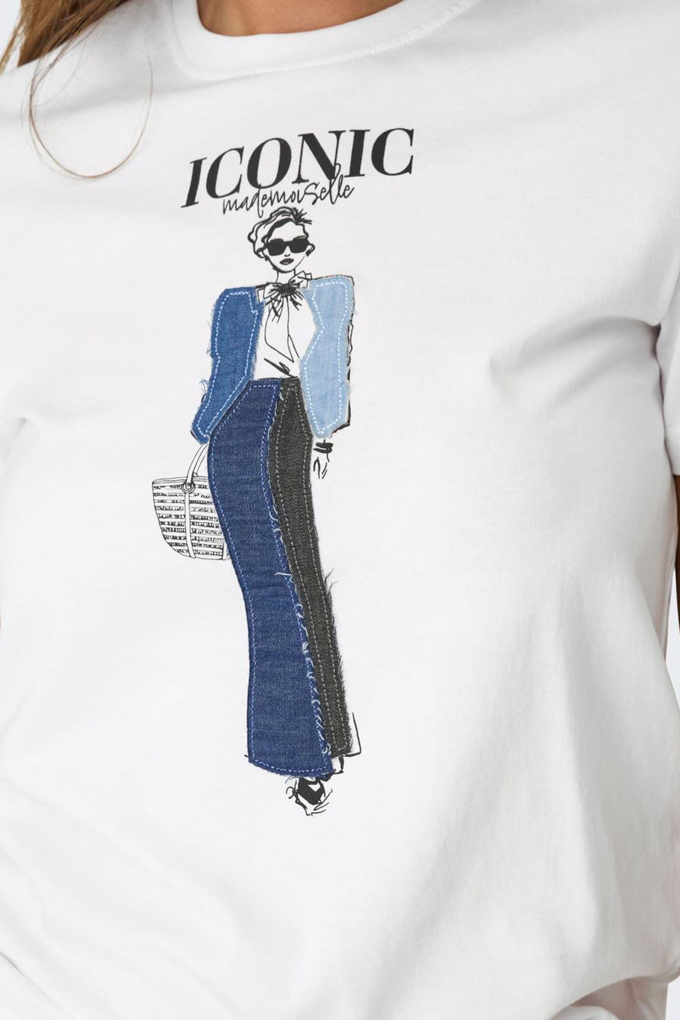 Only Camiseta estampada manga curta