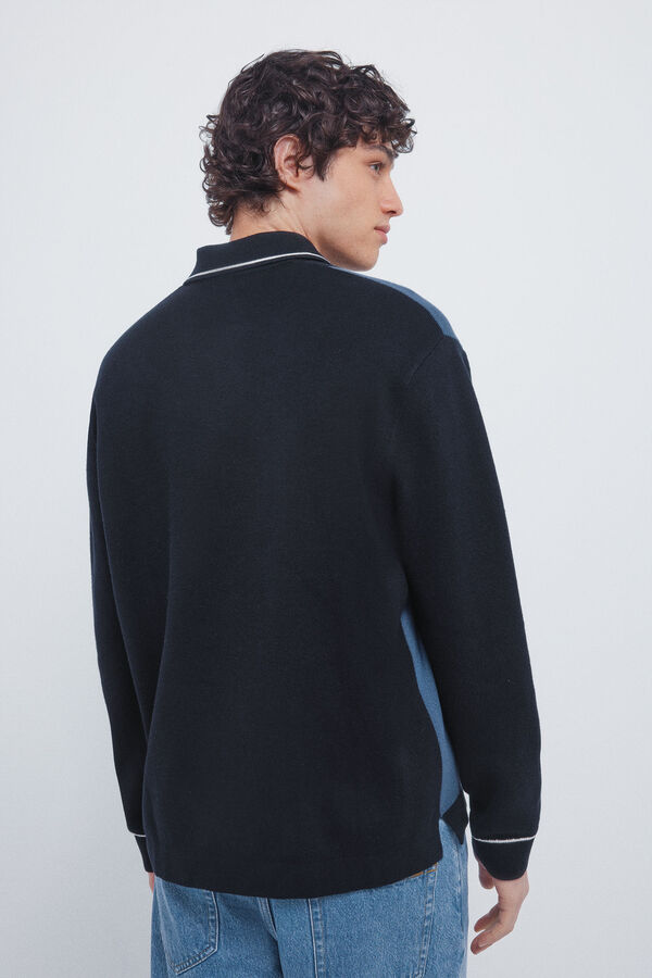 Springfield Retro sportski džemper Plava