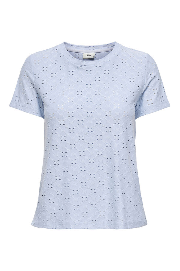 JDY Camiseta manga larga calada azul