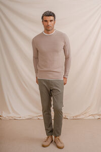 Celopman Jersey de malha estruturada 