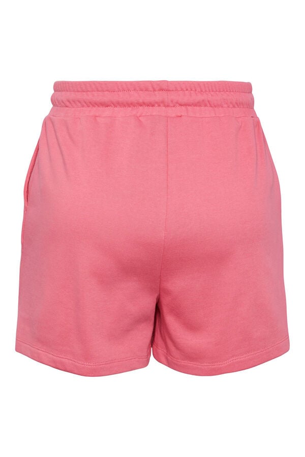 Springfield Pantalón corto felpa rosa
