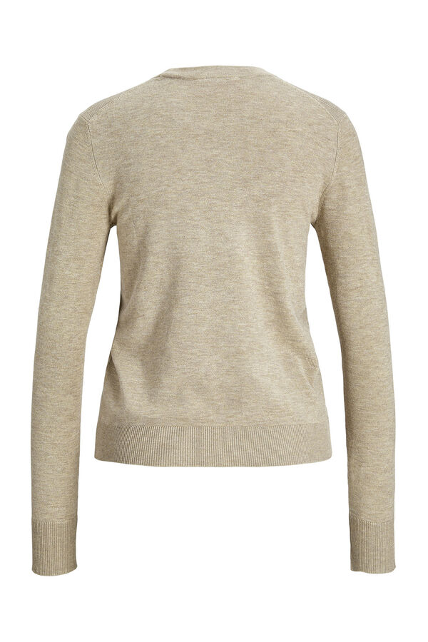 Jack & Jones Slim fit jersey-knit sweater grey