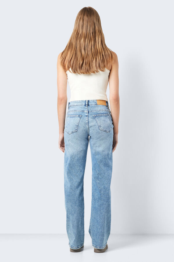 Springfield Wide leg jeans svijetloplava