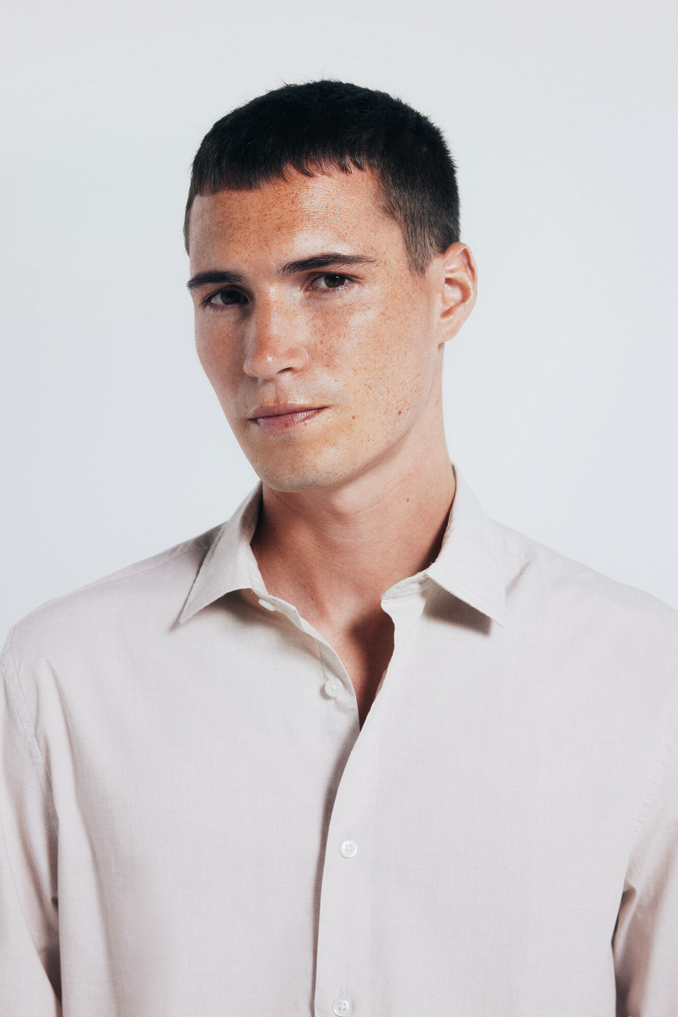 Springfield Cotton shirt with edging