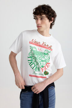 Springfield T-shirt Ninja Turtles N. York Pizza