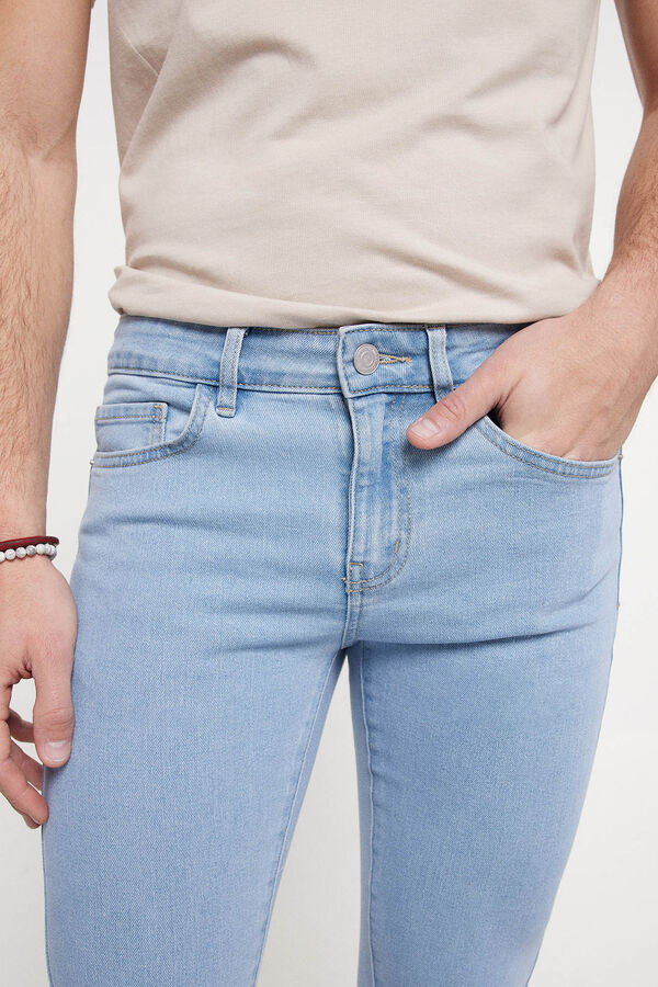 Springfield Jeans skinny rectos azul claro