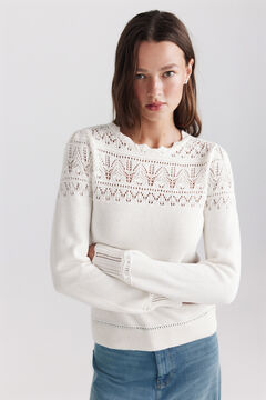 Springfield Knit border print jumper