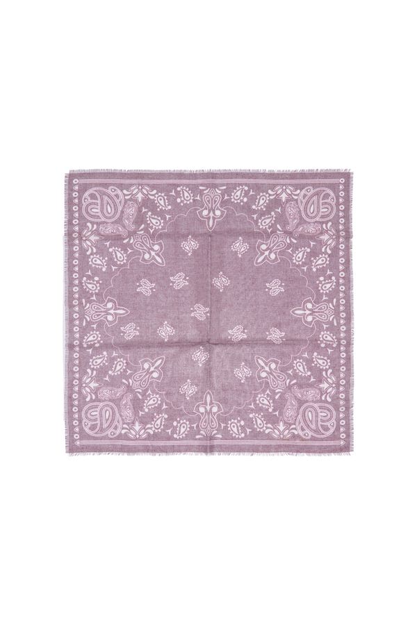 Only Paisley print scarf pink