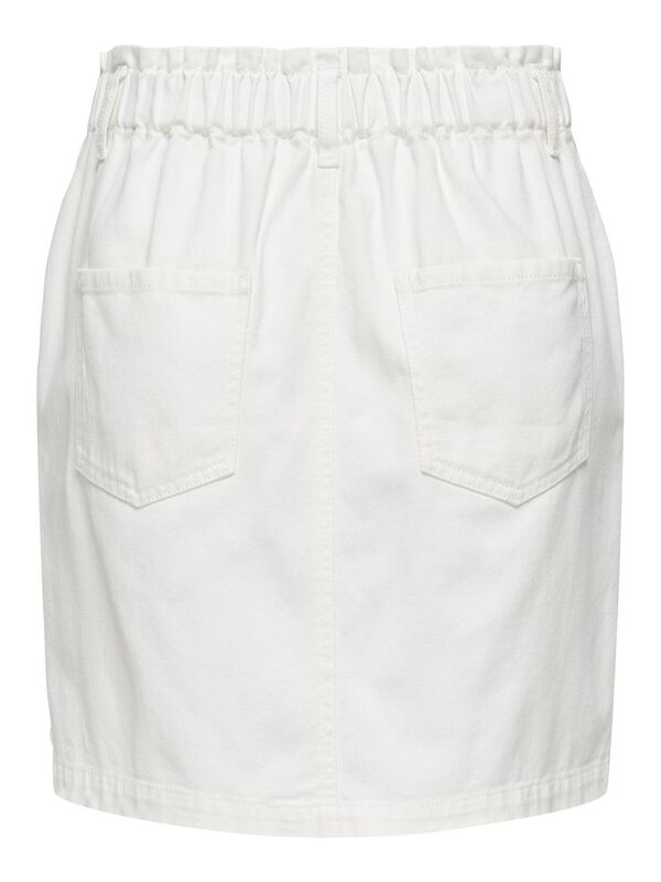 Springfield Paper bag mini skirt white