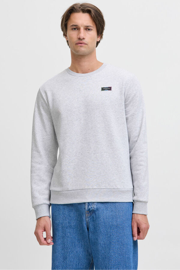 JJ REBEL Sudadera b&aacute;sica logo blanco