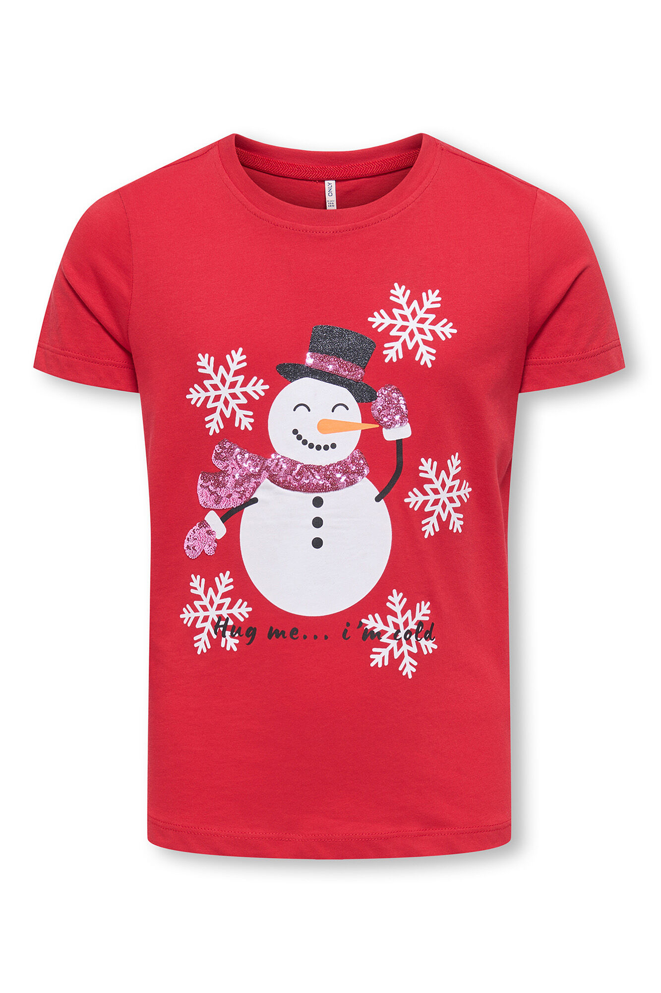 Only Girls Camiseta manga corta navidad de ni&ntilde;a