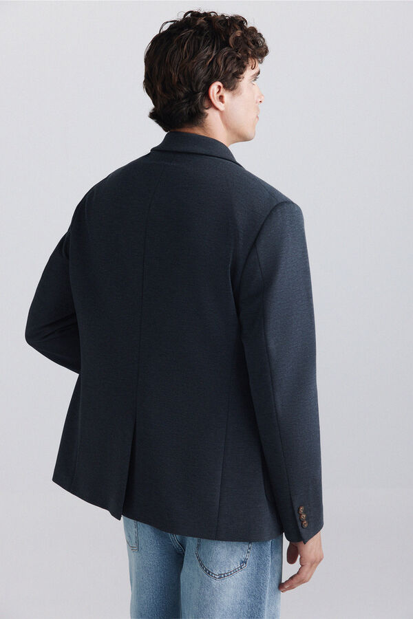 Springfield Houndstooth blazer blue