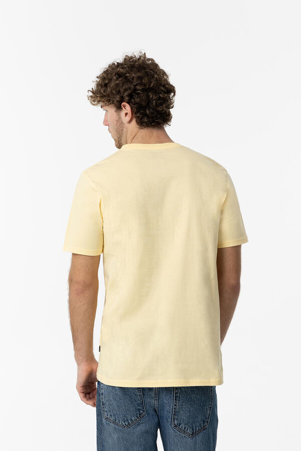 Springfield Camiseta con Estampado Frontal amarillo