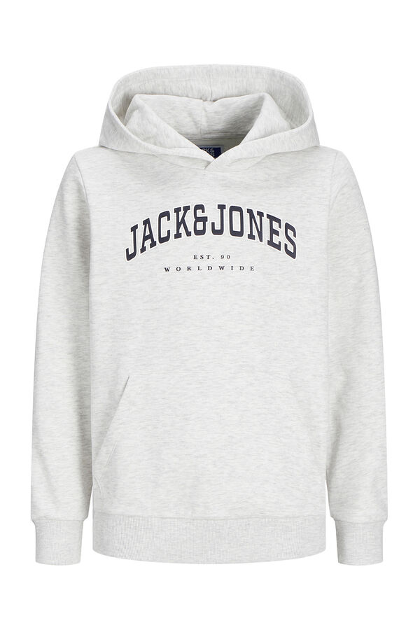 Jack & Jones Junior Sudadera con capucha relaxed blanco