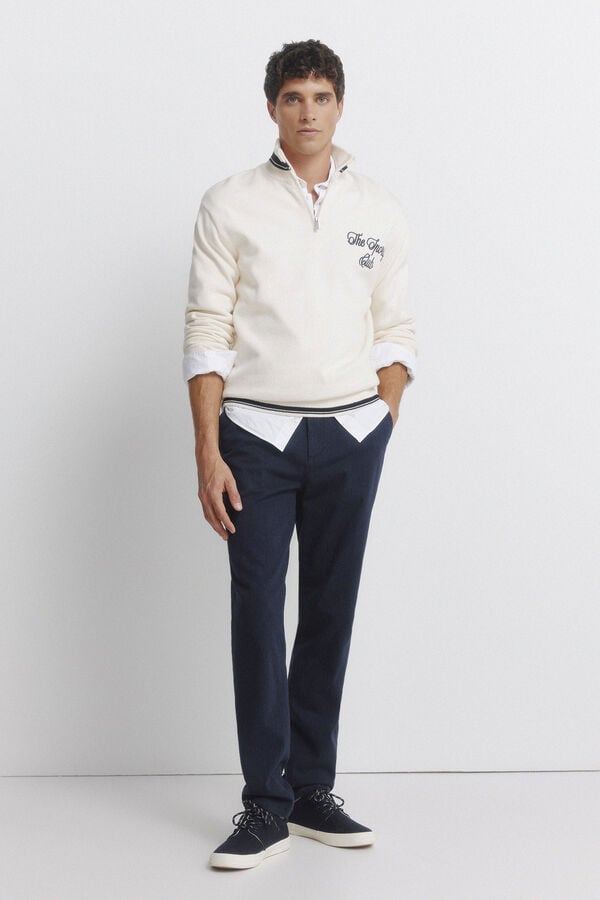 Springfield Comfort fit trouser blue